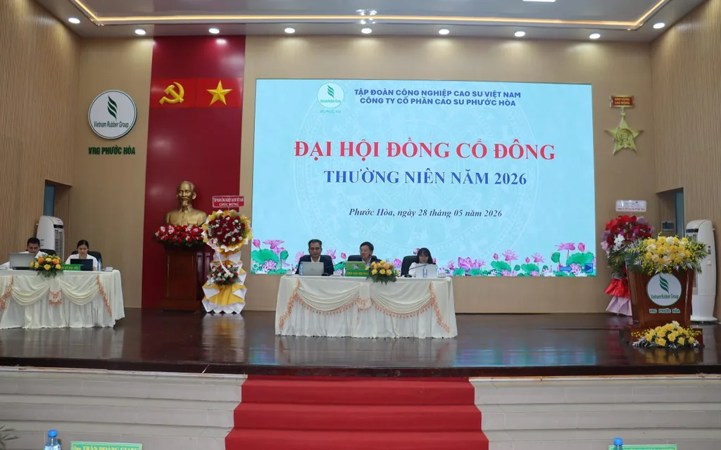 Đại hội đồng cổ đông thường niên 2026 – Cao su VRG Phước Hòa